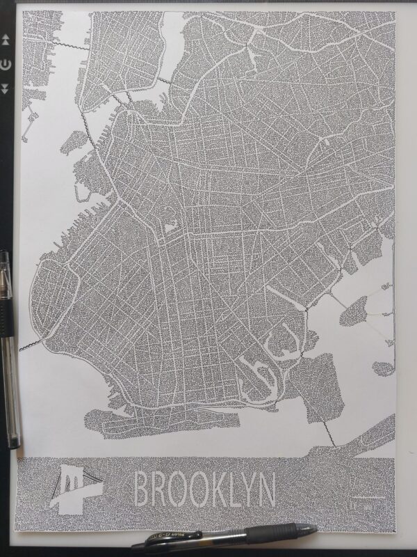 City Of New York (Brooklyn) with ONE LINE