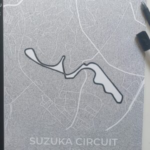 Suzuka Circuit with ONE LINE