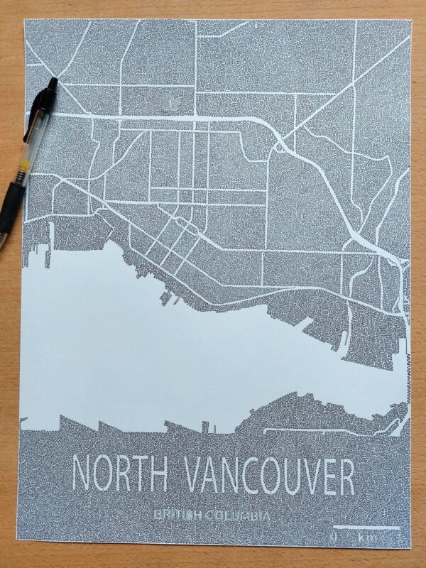 City Of North Vancouver with ONE LINE