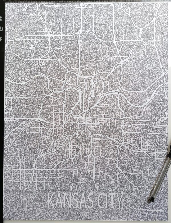 City Of Kansas City with ONE LINE