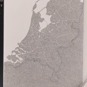 The Netherlands with ONE LINE