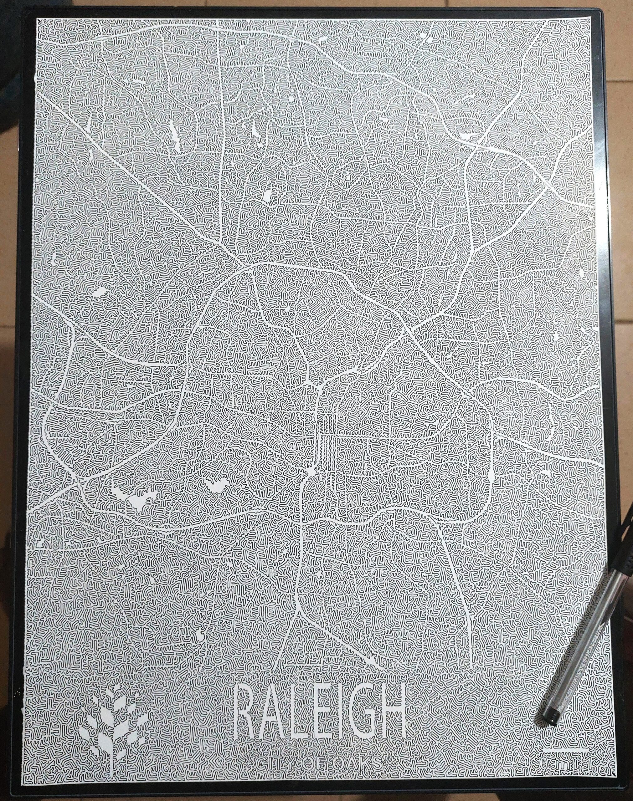 City Of Raleigh with ONE LINE