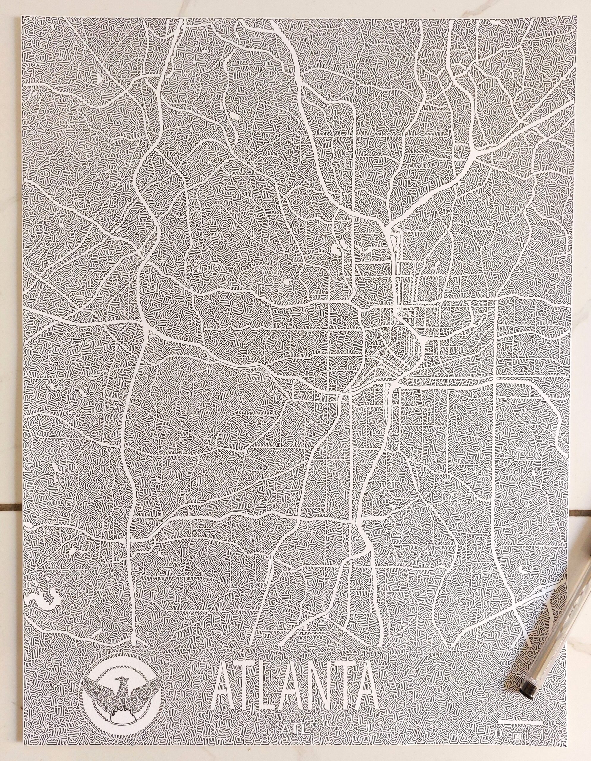 City Of Atlanta with ONE LINE