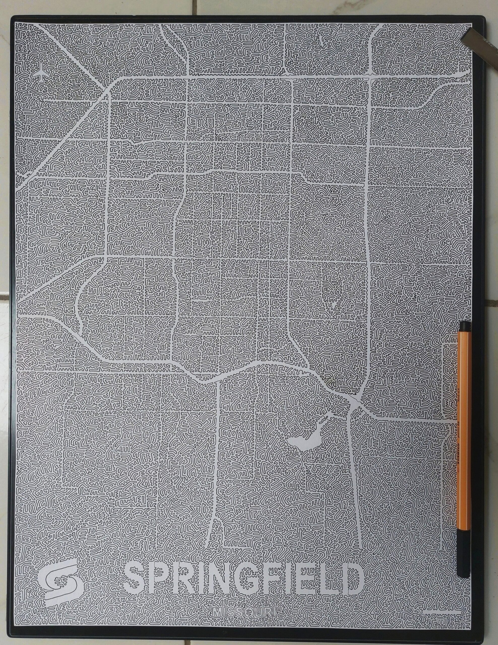 City Of Springfield with ONE LINE
